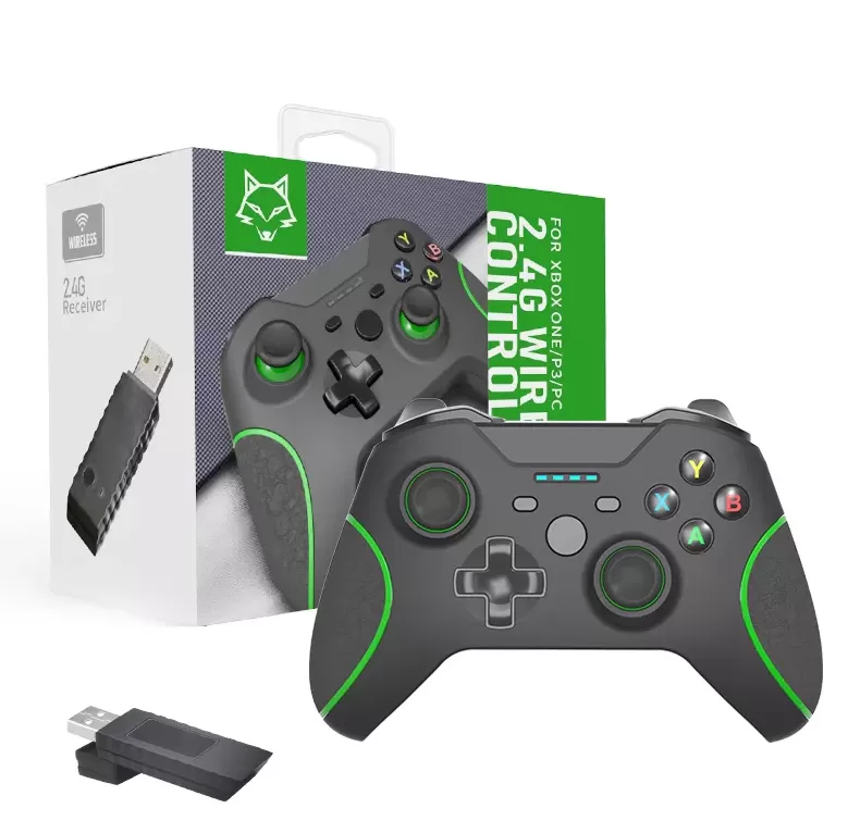 שלט אלחוטי XBOX FOX GAMEPAD XBOX / PC / PS3 שחור