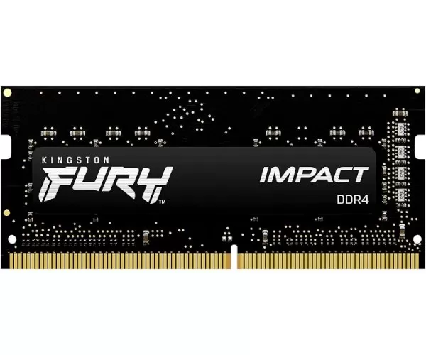 זכרון לנייד Kingstone FURY impact 1X16GB DDR4 3200MHZ SODIMM c20 תמונה 2