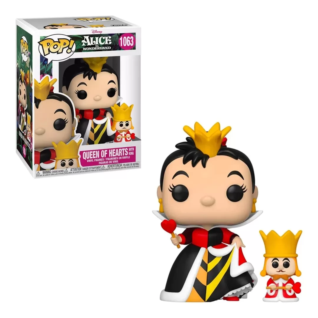 Funko Pop! Alice in Wonderland Queen of Heart with King Vinyl Figures #1063