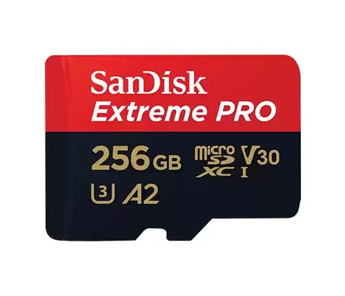 כרטיס זיכרון בנפח 256GB MICRO S.D EX 4K 200S מבית SANDISK