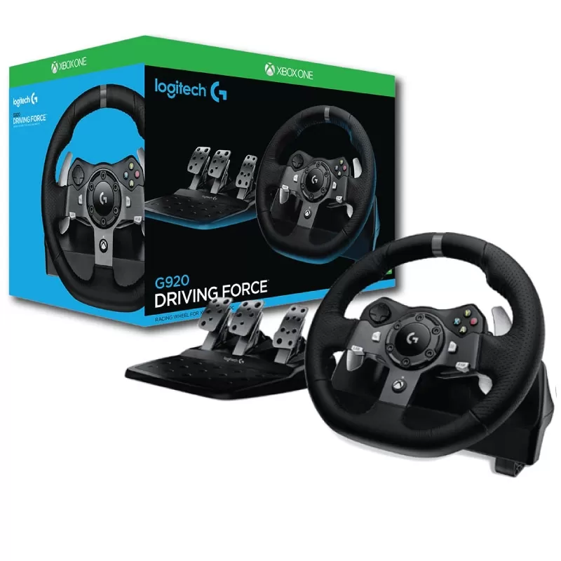 הגה מירוצים Logitech Driving Force G920 Xbox