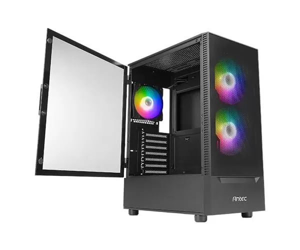 מארז Antec NX410 V2 RGB ATX Mid Tower Glass Side panel Black תמונה 4