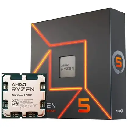 מעבד AMD R5 7600X ZEN4 AM5 6 Crs 12 Trd up to 5.3Ghz תמונה 3