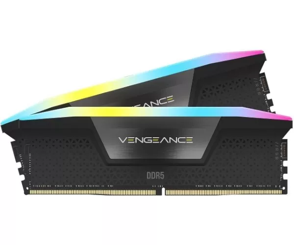 זכרון לנייח Corsair Vengeance RGB 32GB 2x16 DDR5 5600Mhz