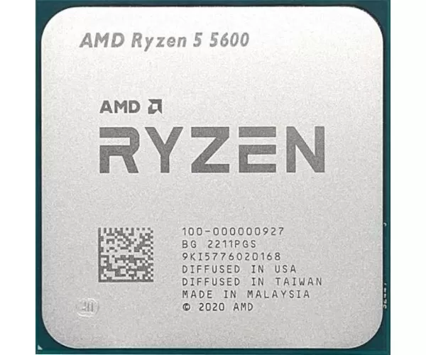 מעבד AMD Ryzen 5 5600 3.5Ghz 4.4Ghz AM4 Tray no Fan No GPU