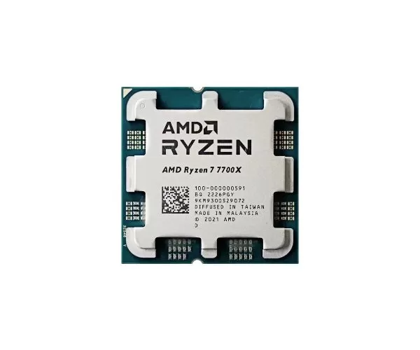 מעבד AMD ZEN4 R7 7700X Tray no Fan AM5 TDP 105W Up to 4.5Ghz 8Crs