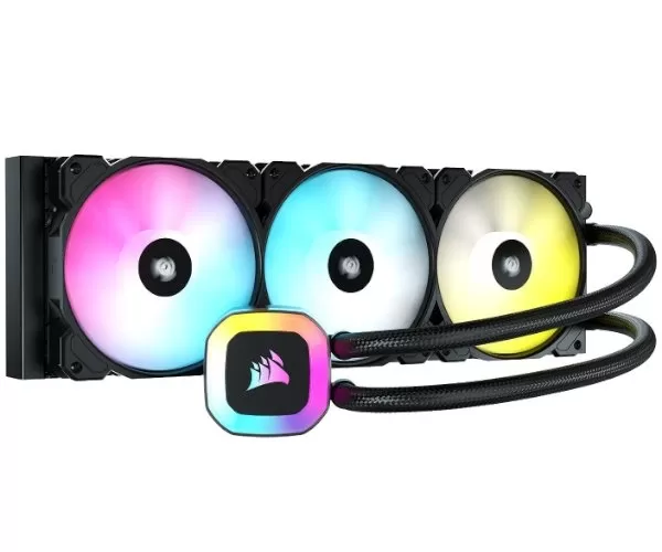 קירור נוזלי משולש Corsair H150 RGB 360mm Liquid CPU Cooler