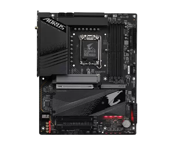 לוח Gigabyte Z790 AORUS ELITE AX DDR5 WIFI 6E 2.5GB Lan LGA1700 תמונה 2