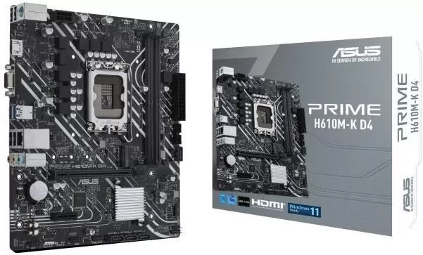 לוח אם Asus Prime H610M-K D4 Micro ATX