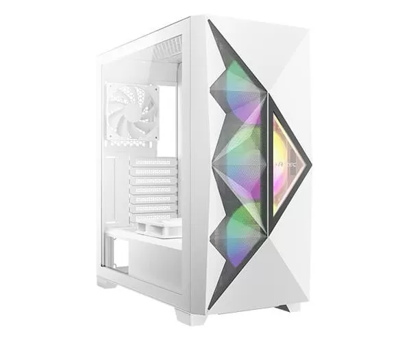 מארז ANTEC DF800 FLUX Mid Tower ATX RGB Tempered Glass side White