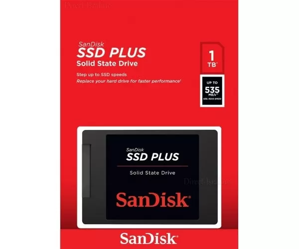 דיסק SanDisk SSD PLUS SATA III 1TB up to 535 MBps תמונה 4