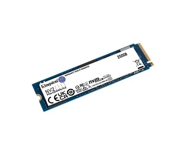 דיסק פנימי Kingston 250GB NV2 PCIe 4.0 NVMe SSD 3000/1300mbps r/w תמונה 2