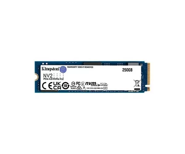 דיסק פנימי Kingston 250GB NV2 PCIe 4.0 NVMe SSD 3000/1300mbps r/w תמונה 3