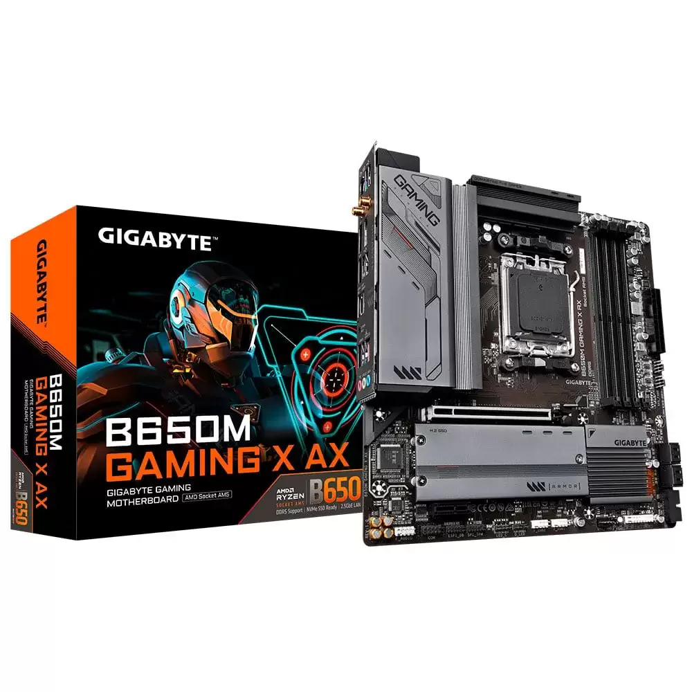 לוח Gigabyte B650M Gaming X AX 1.1 WIFI BT for AMD Zen4 AM5 DDR5