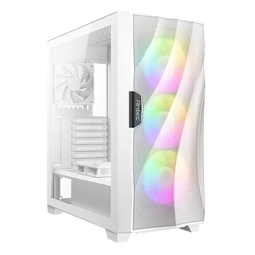 מארז לבן ANTEC DF700 FLUX Tempered Glass RGB Mid tower Case