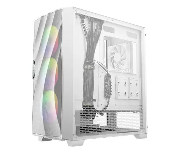 מארז לבן ANTEC DF700 FLUX Tempered Glass RGB Mid tower Case תמונה 2