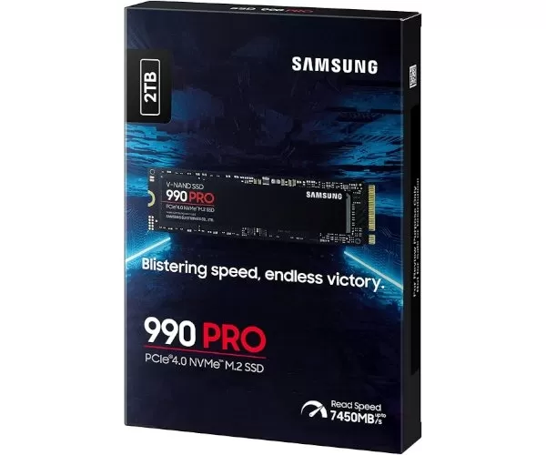 דיסק פנימי SAMSUNG SSD 2TB M.2 PCIe 4.0x4 NVMe 990 PRO