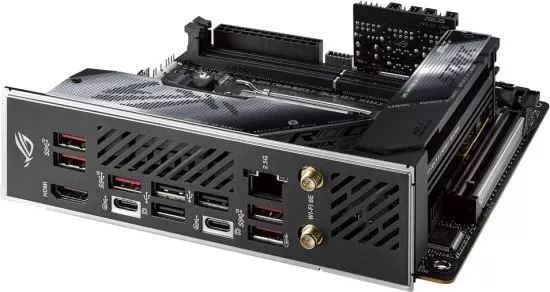 לוח אם ASUS ROG STRIX X670E-I GAMING WIFI AMD AM5 X670 DDR5 תמונה 4