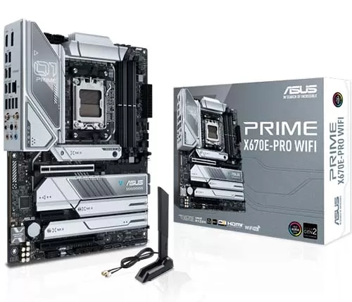 לוח אם Asus PRIME X670E-PRO WIFI AM5 DDR5 AMD תמונה 3