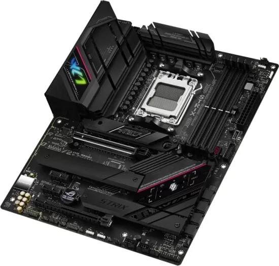 לוח אם ASUS ROG STRIX B650E-F GAMING WIFI AM5 B650 DDR5 תמונה 2