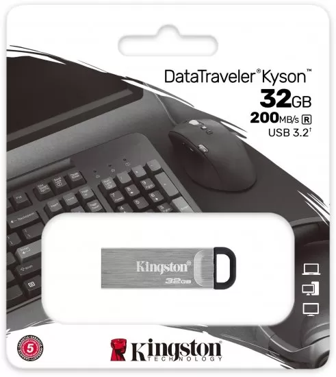 זכרון נייד KINGSTON 32GB USB3.2 Gen 1 DataTraveler Kyson