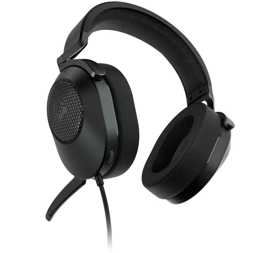אוזניות גיימינג Corsair HS65 Surround Wired Gaming 7.1 שחור תמונה 2