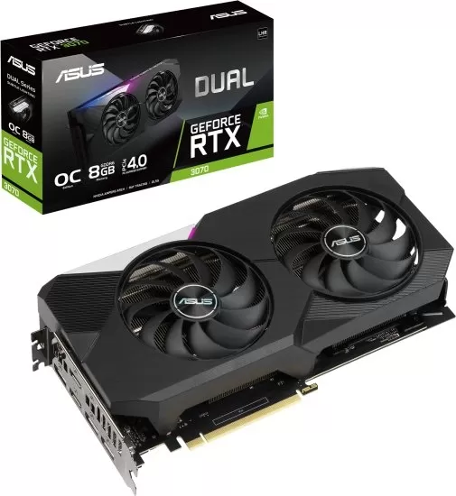 כרטיס מסך Dual GeForce RTX™️ 3070 V2 OC Edition