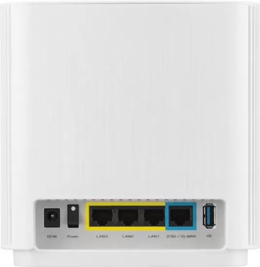 ראוטרASUS ZenWiFi XT9-1PK Mesh Router AX7800 WiFi 6 לבן תמונה 2
