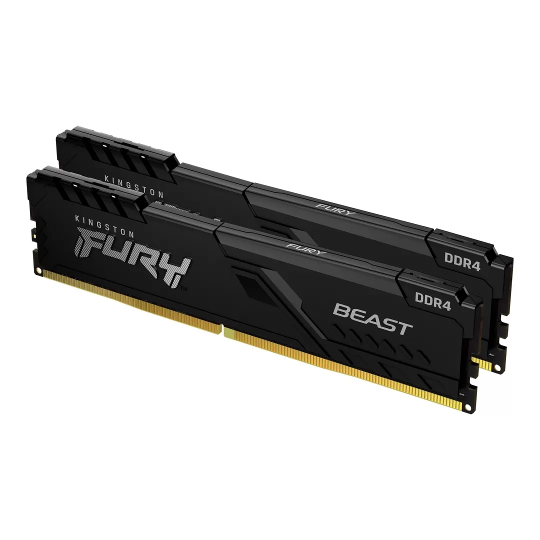 זכרון למחשב 16GB 3200MHz DDR4 CL16 (2X8) FURY Beast Black