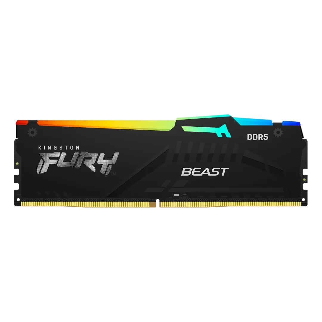 זכרון למחשב  Kingston FURY™ Beast DDR5 RPB 16GB 4800MT/s  CL38 (2X8GB) תמונה 2