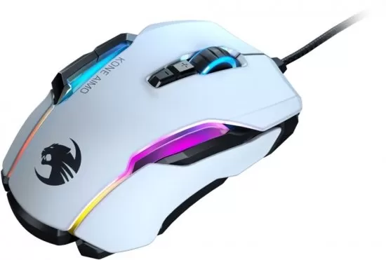 עכבר גיימינג ROCCAT KONE AIMO Remastered לבן תמונה 4