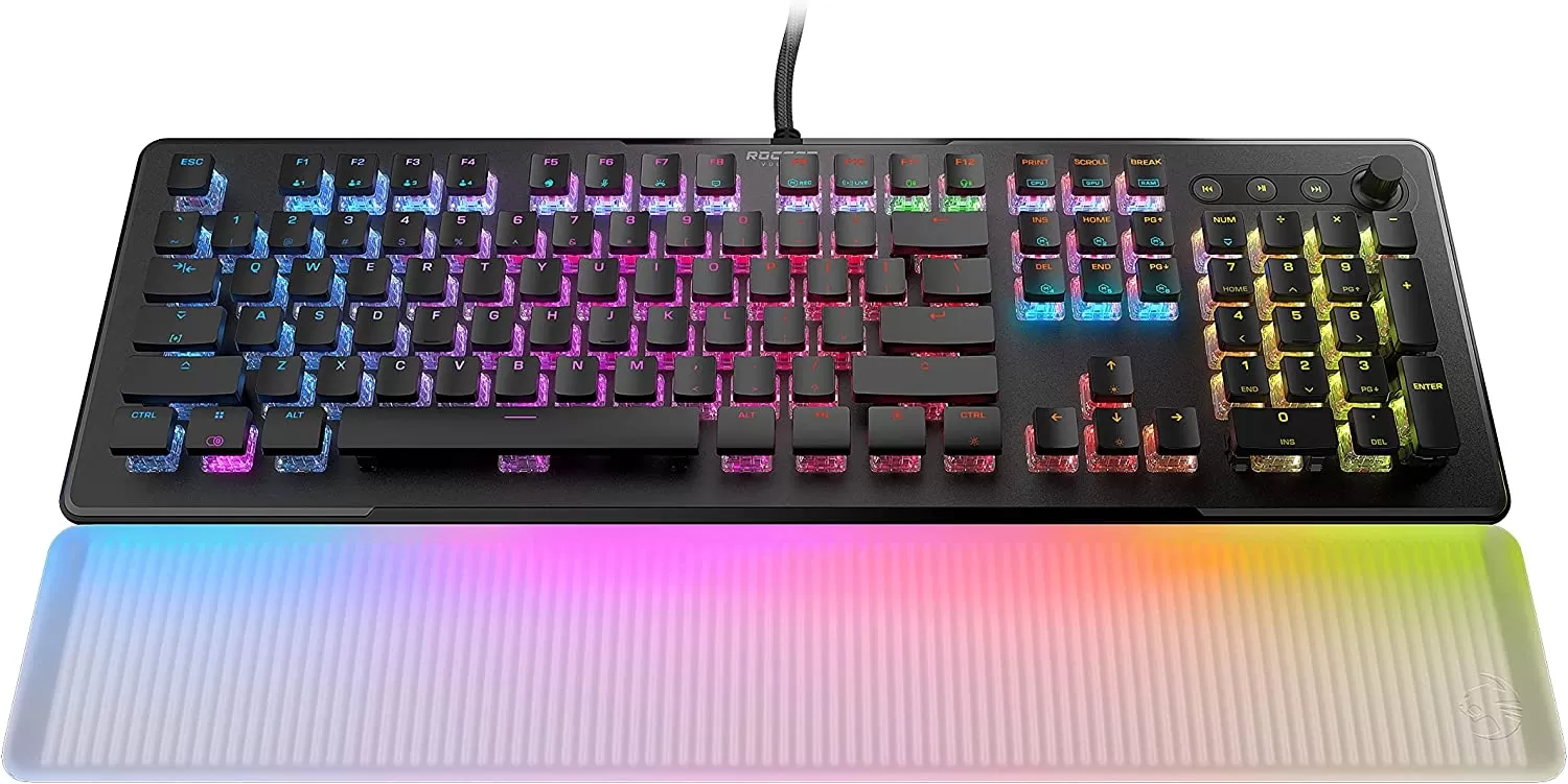 מקלדת גיימינג מכנית ROCCAT VULCAN II MAX Red-Switch שחור