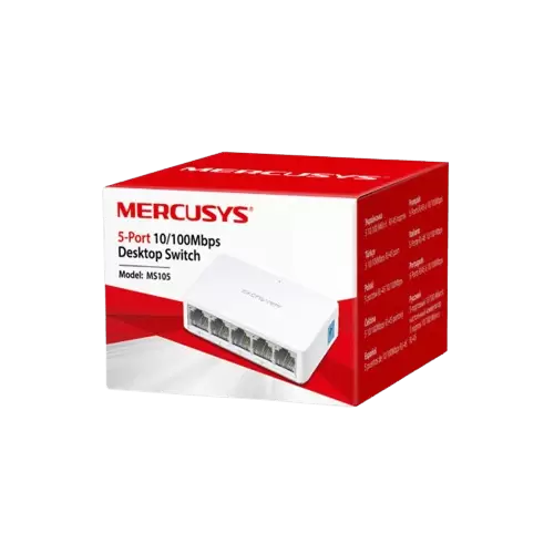 מתג MERCUSYS MS105 5 PORT 10/100 5 תמונה 2