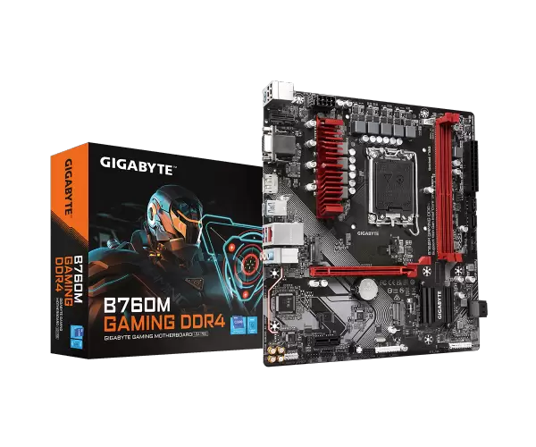 לוח אם Gigabyte B760M GAMING DDR4 Micro-ATX LGA1700