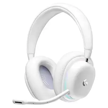 אוזניות גיימינג אלחוטיות LOGITECH G735 צבע לבן