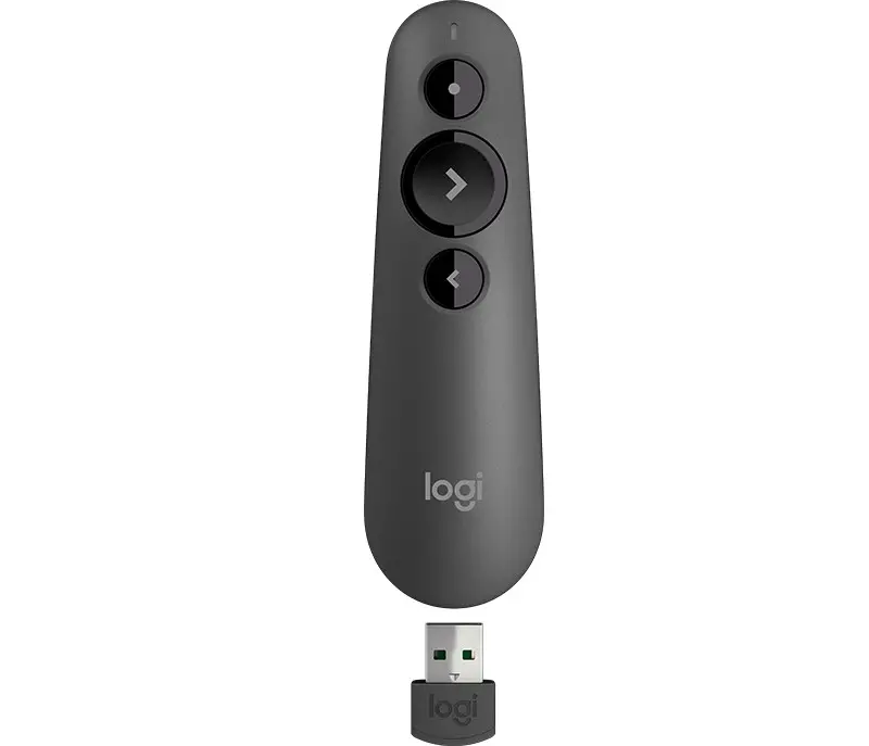 שלט אלחוטי למצגות Logitech R500 2.4GH בצבע שחור תמונה 2