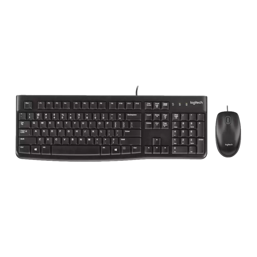 סט מקלדת ועכבר Desktop MK120 Logitech