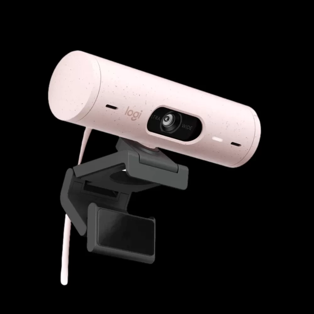 מצלמת רשת Logitech BRIO 500 – צבע ורוד תמונה 2