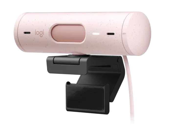 מצלמת רשת Logitech BRIO 500 – צבע ורוד תמונה 3