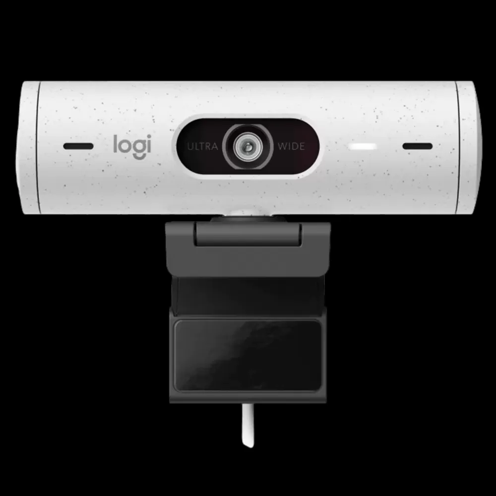 מצלמת רשת Logitech BRIO 500 – צבע לבן