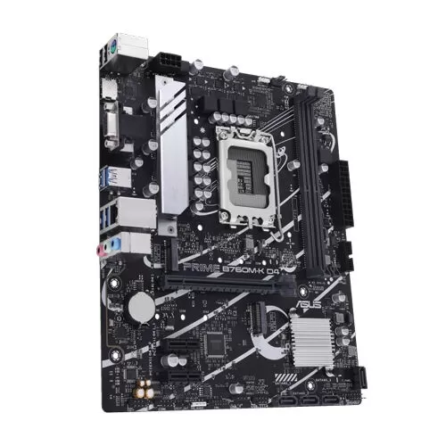 לוח אם Asus PRIME B760M-K D4 MB (INTEL B760) LGA1700 USB3.2 G1 תמונה 2