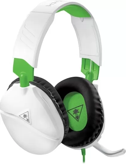 אוזניות גיימינג חוטיות TURTLE RECON 70X לבן / ירוק