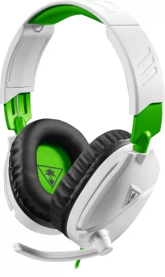 אוזניות גיימינג חוטיות TURTLE RECON 70X לבן / ירוק תמונה 3