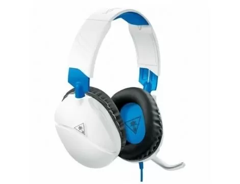 אוזניות גיימינג חוטיות Turtle Beach RECON 70P לבן / כחול
