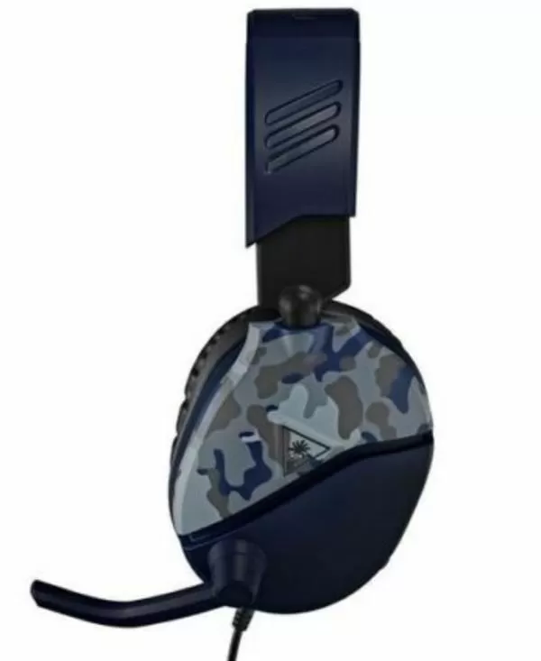 אוזניות גיימינג חוטיות TURTLE RECON 70 כחול CAMO תמונה 2