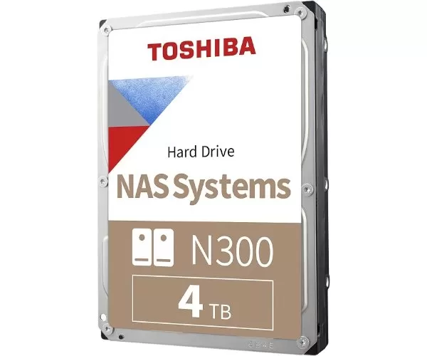 דיסק פנימי מכני Toshiba N300 4TB NAS 3.5 inch 7200RPM 256MB Cache