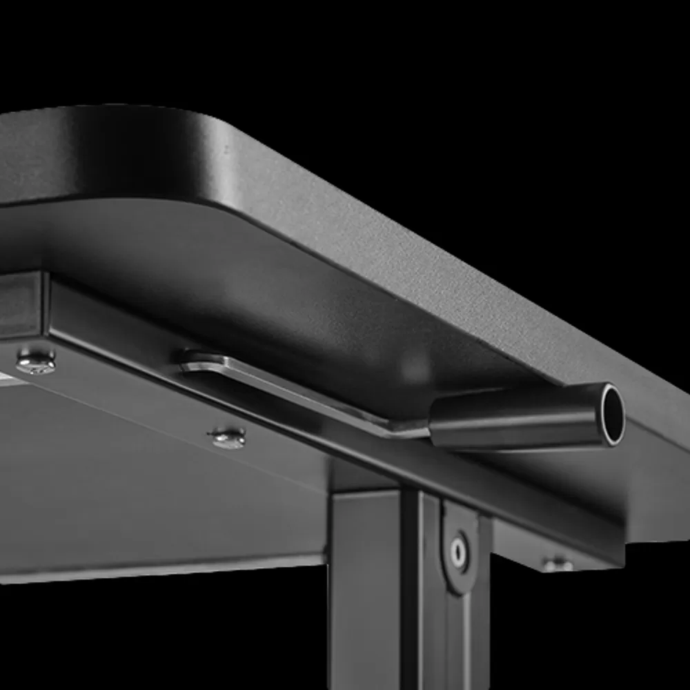 שולחן דגם N04-22D-B מתכוונן בצבע שחור LUMI תמונה 2