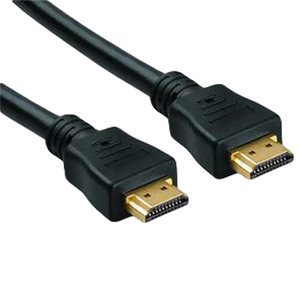 כבל HDMI- HDMI 2M HIGH SPEED זהב