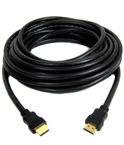 כבל HDMI- HDMI 5M HIGH SPEED זהב תמונה 2