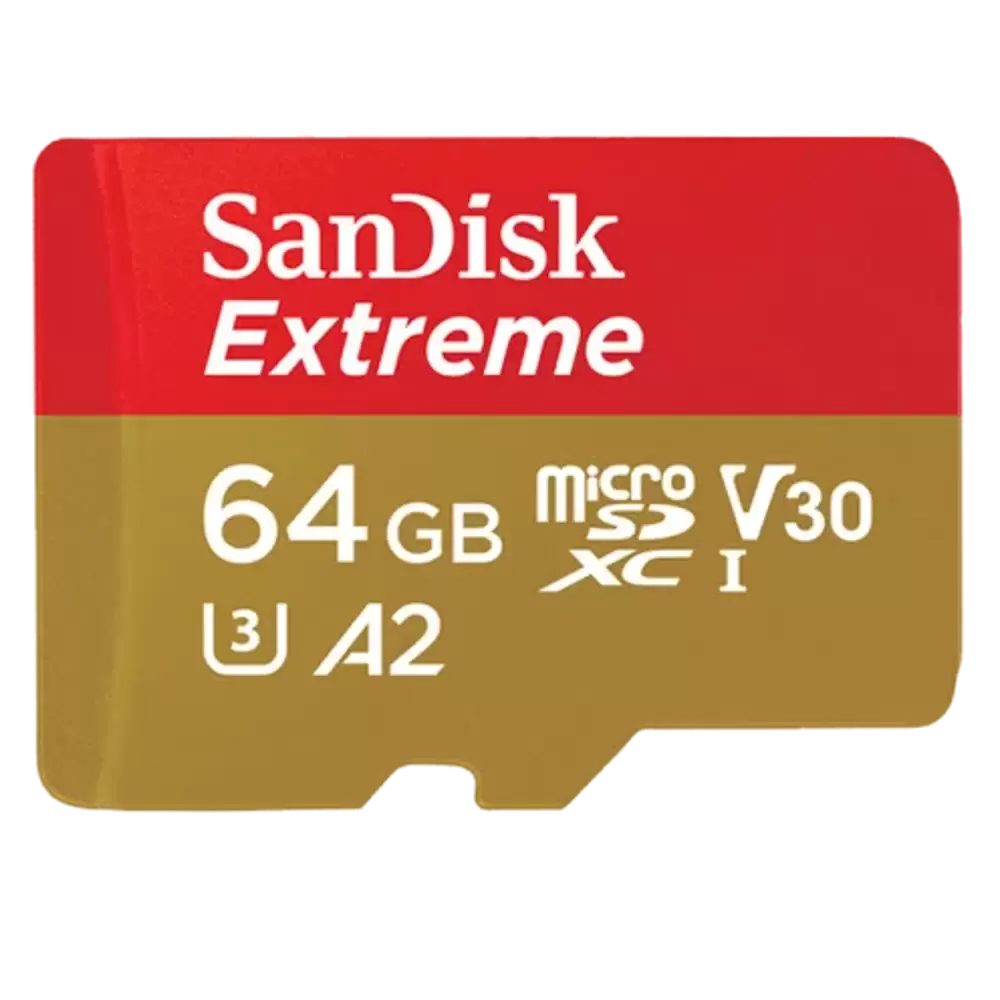 כרטיס זיכרון בנפח 64GB S.D EX MICRO 4K 170S מבית SANDISK